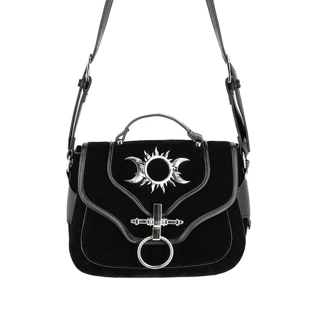 Restyle - Triple Goddess Schoudertas - Zwart